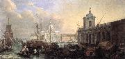 CARLEVARIS, Luca The Sea Custom House with San Giorgio Maggiore fdg china oil painting reproduction